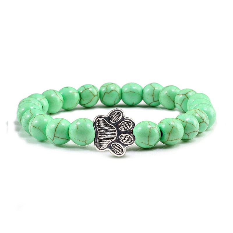 Cat Paw Beaded Bracelet