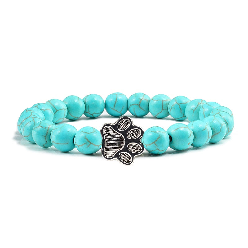 Cat Paw Beaded Bracelet