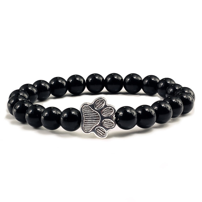 Cat Paw Beaded Bracelet