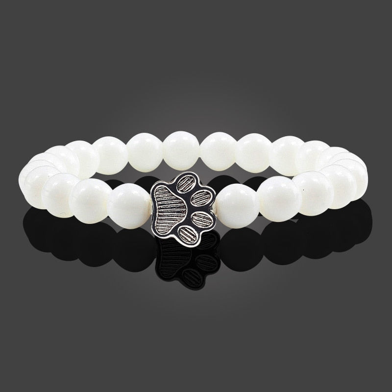 Cat Paw Beaded Bracelet