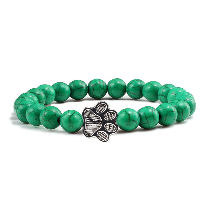 Cat Paw Beaded Bracelet