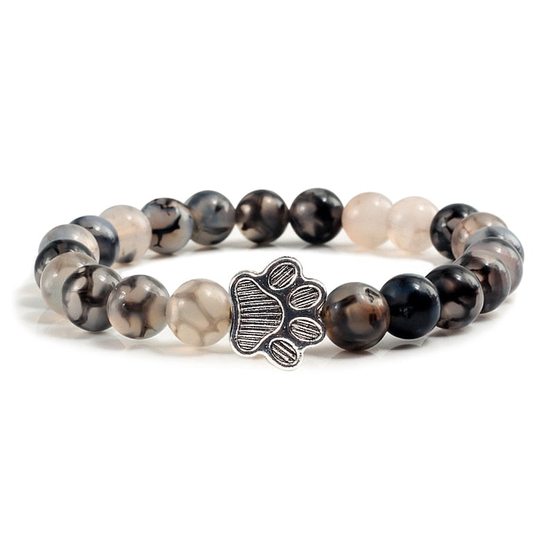 Cat Paw Beaded Bracelet
