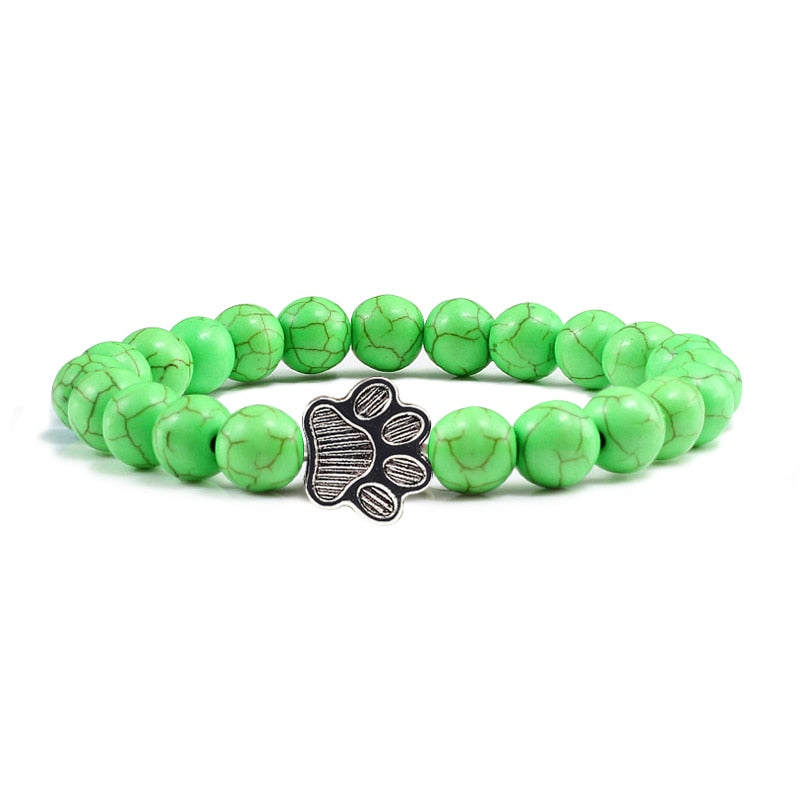 Cat Paw Beaded Bracelet