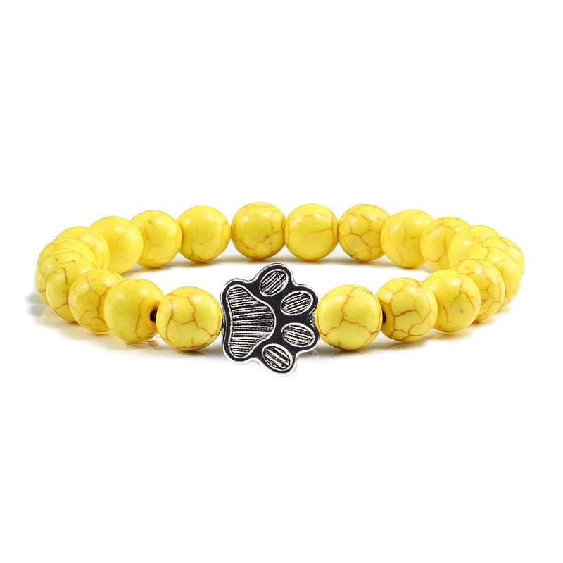 Cat Paw Beaded Bracelet