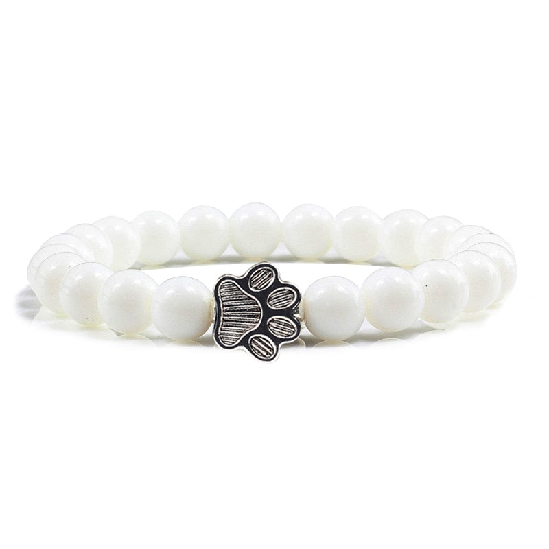 Cat Paw Beaded Bracelet