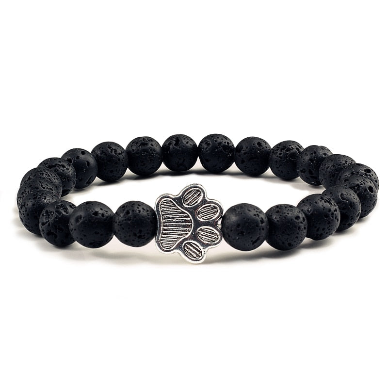 Cat Paw Beaded Bracelet