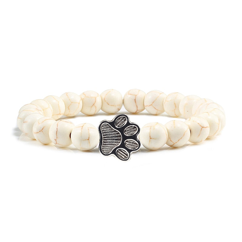 Cat Paw Beaded Bracelet