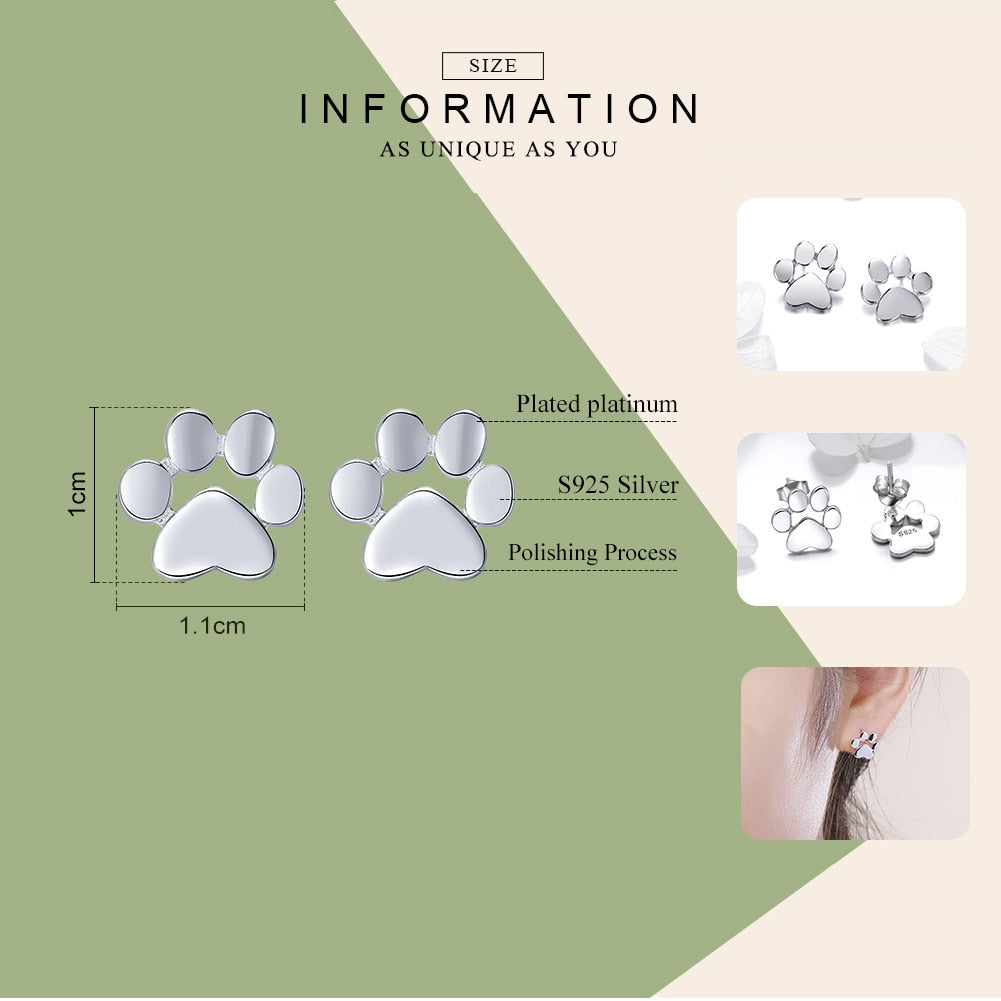 Cat Paw Earrings