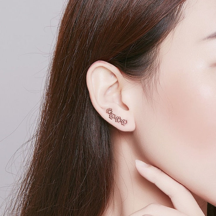 Cat Paw Earrings Studs