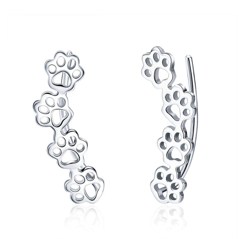 Cat Paw Earrings Studs