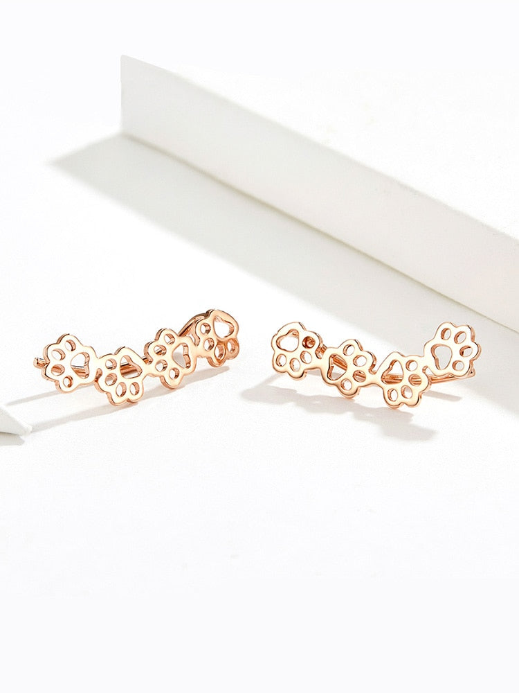 Cat Paw Earrings Studs