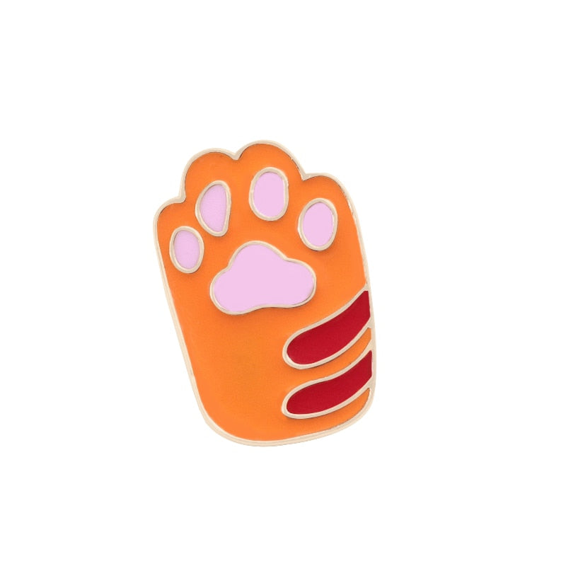 Cat Paw Enamel Pin