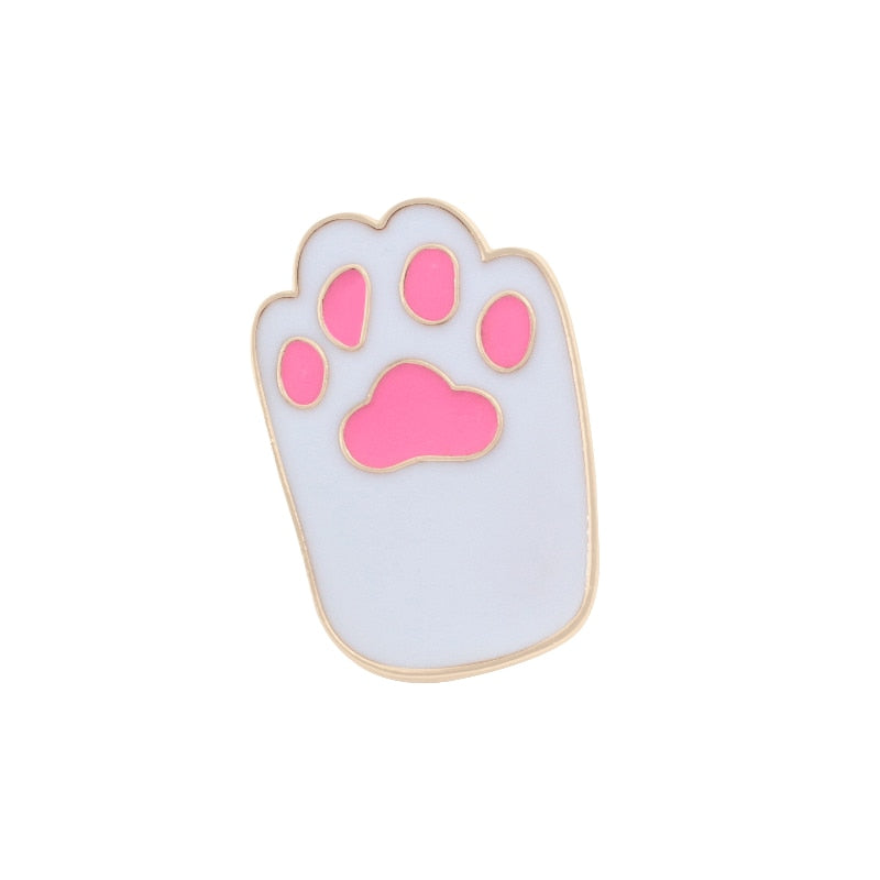 Cat Paw Enamel Pin