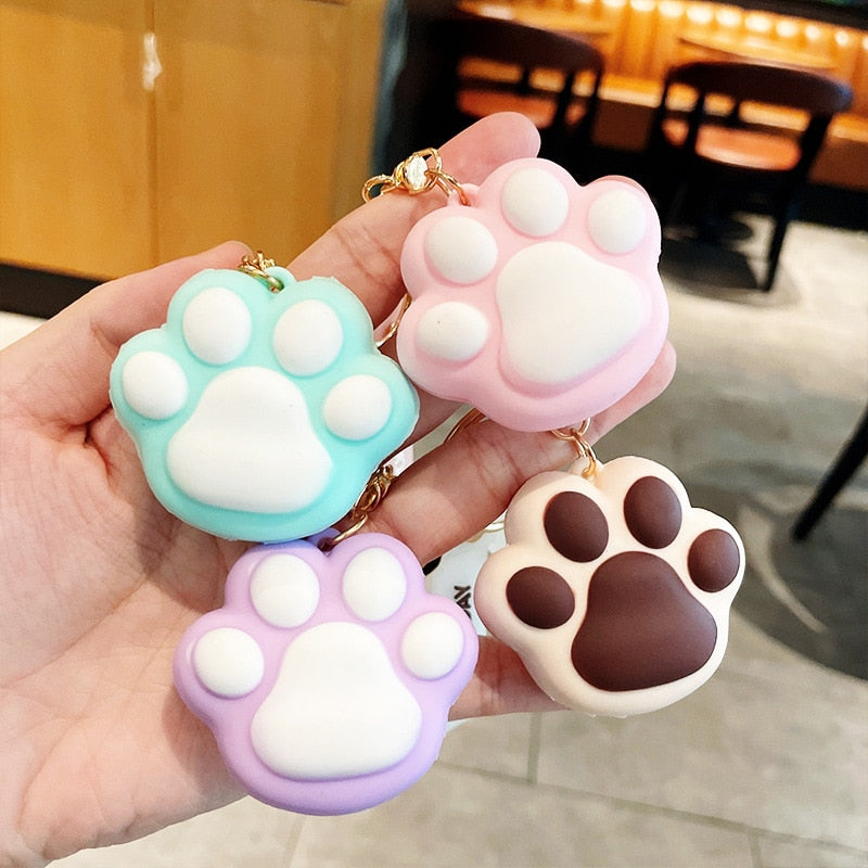 Cat Paw Keychain