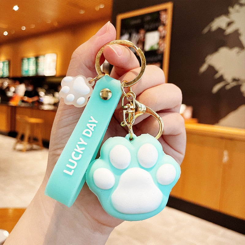 Cat Paw Keychain