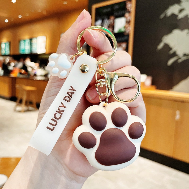 Cat Paw Keychain