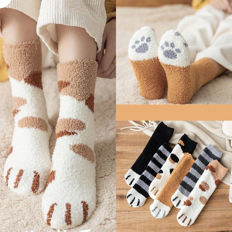 Cat Paw Socks