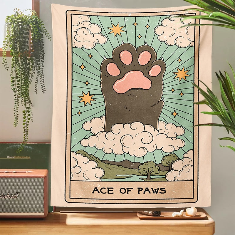 Cat Paw Tapestry