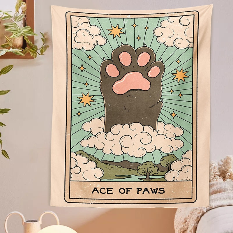 Cat Paw Tapestry
