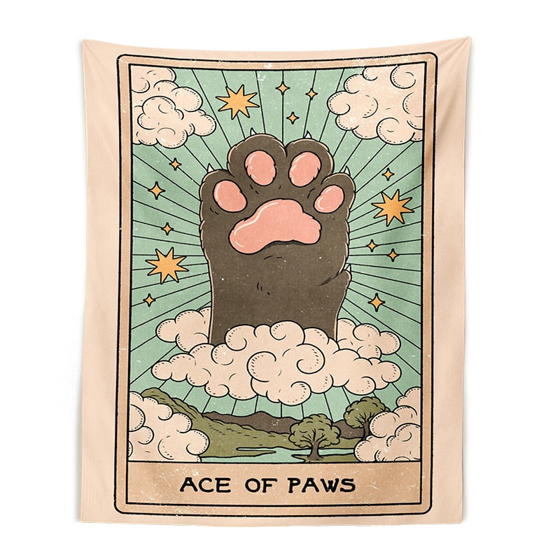 Cat Paw Tapestry