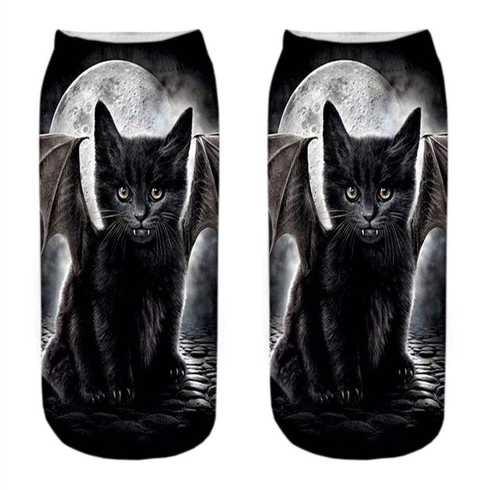 Cat Picture on Socks
