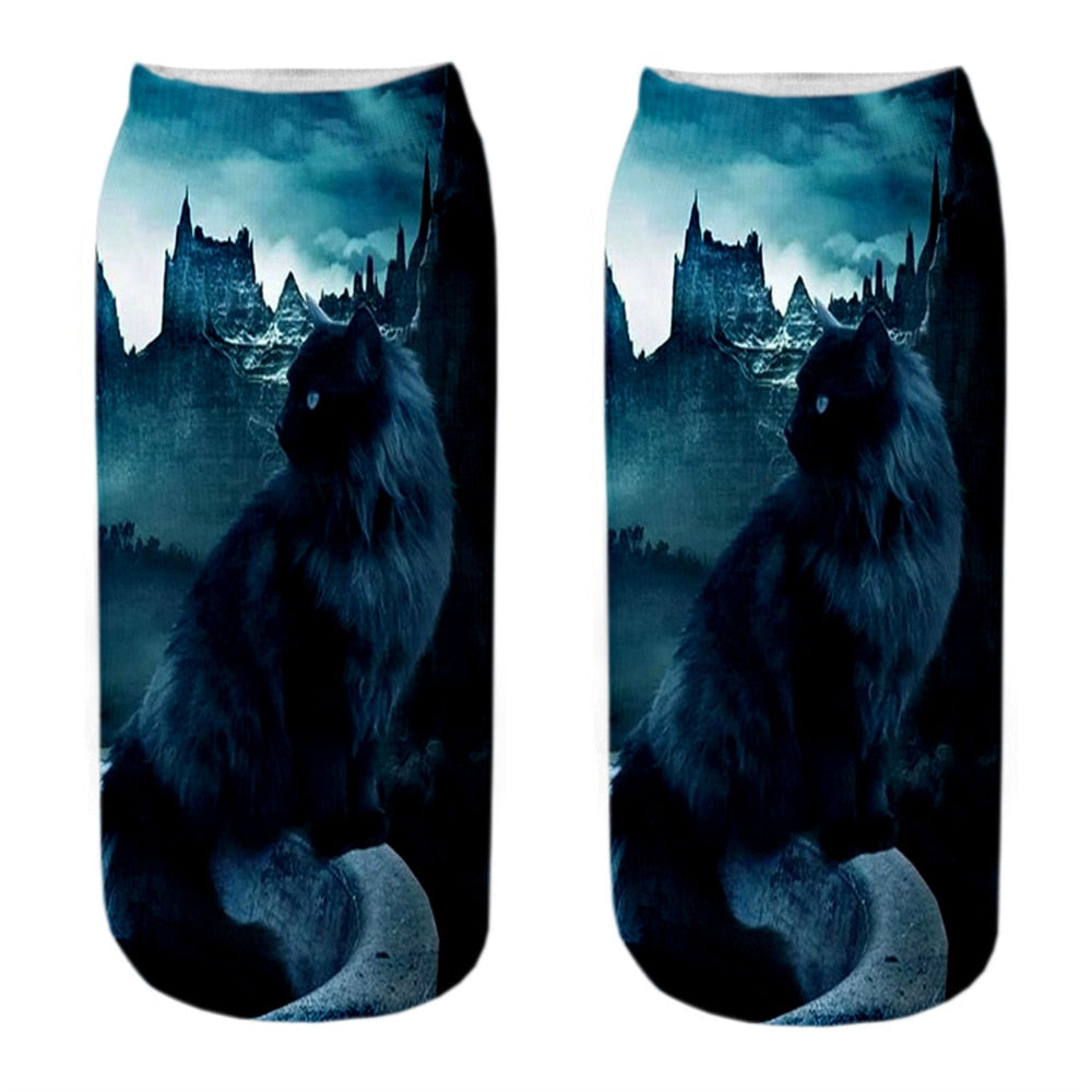 Cat Picture on Socks
