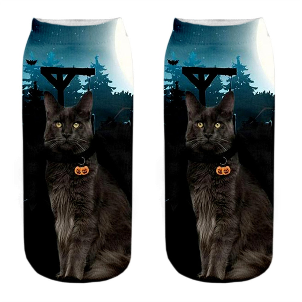Cat Picture on Socks