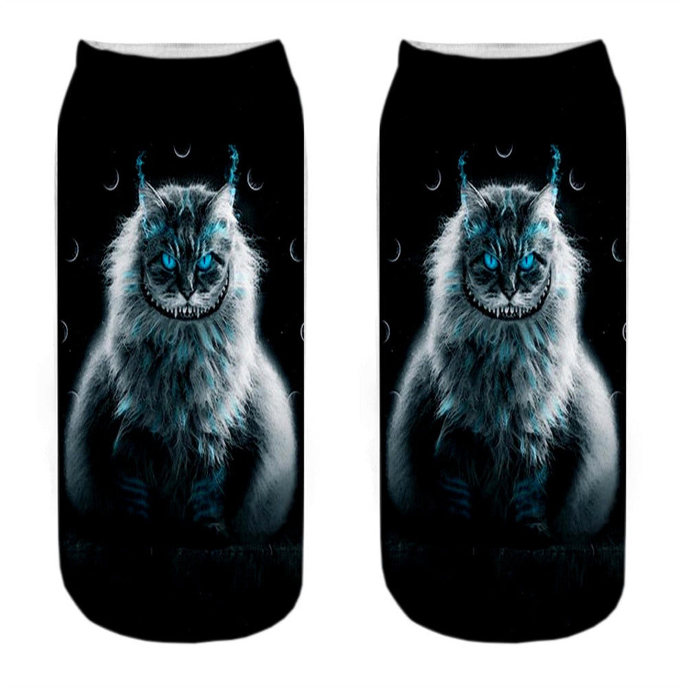 Cat Picture on Socks