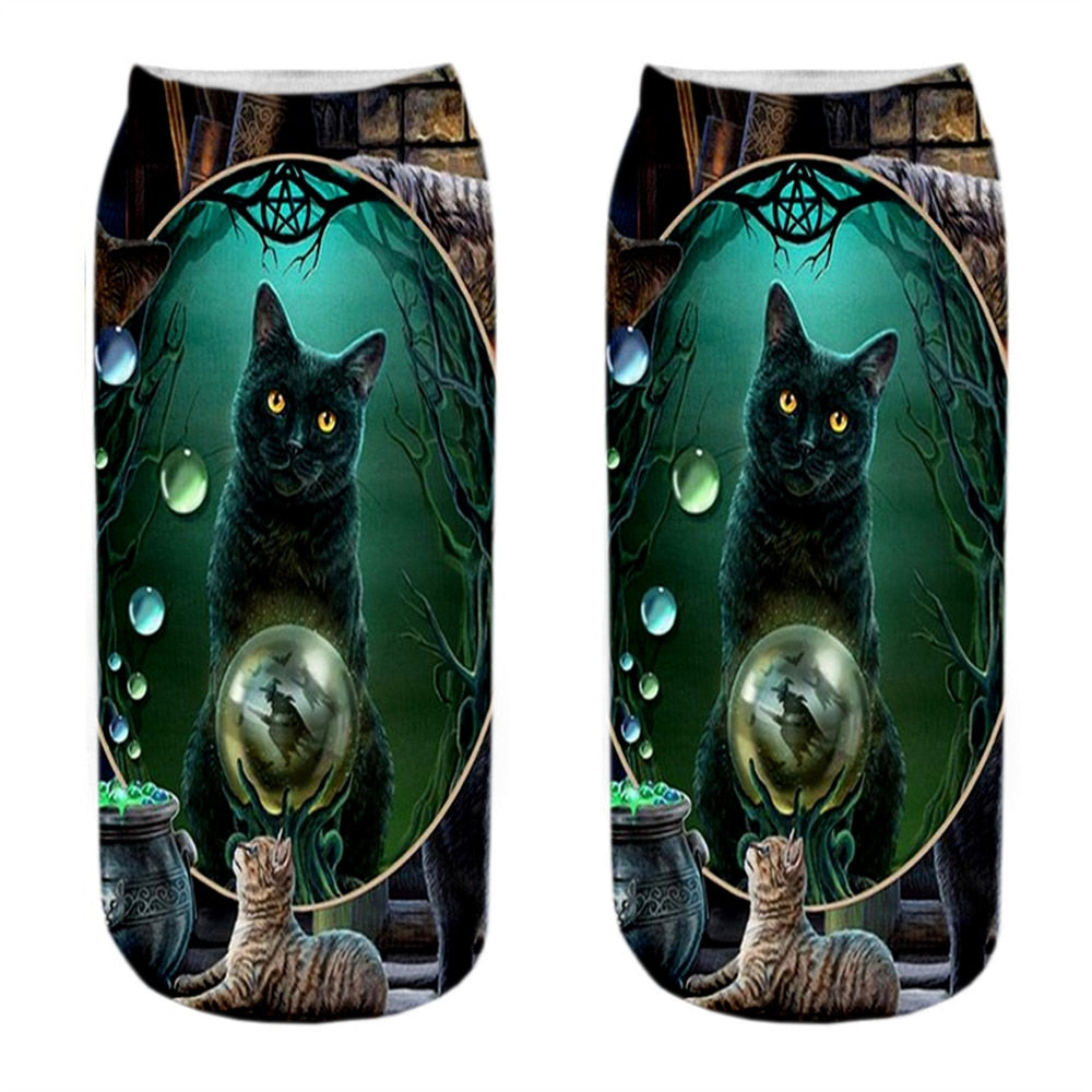 Cat Picture on Socks