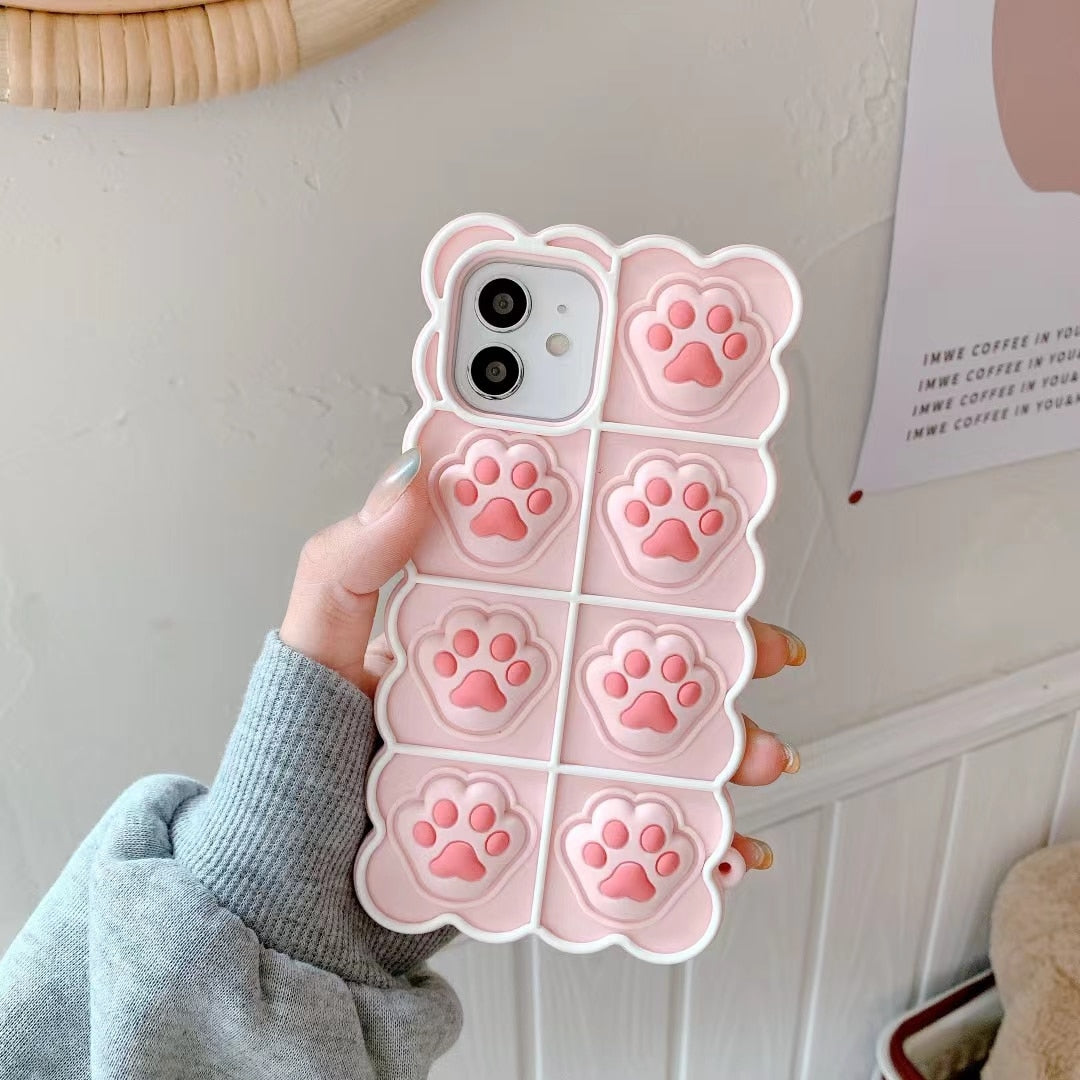 Cat Pop it iPhone Case