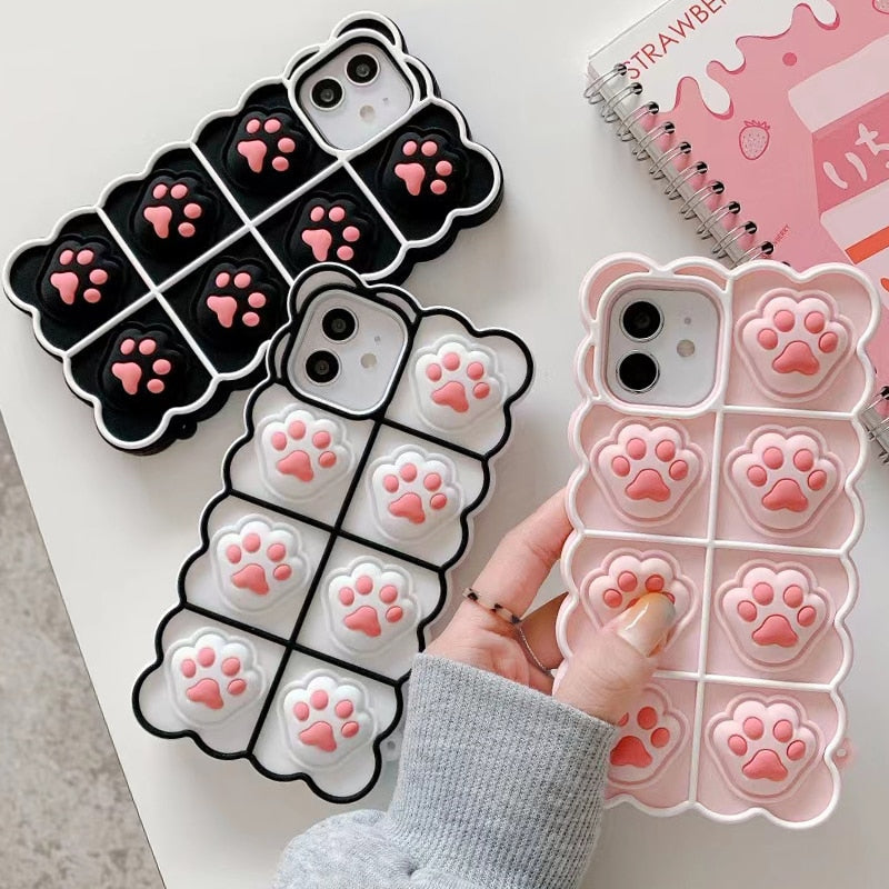 Cat Pop it iPhone Case