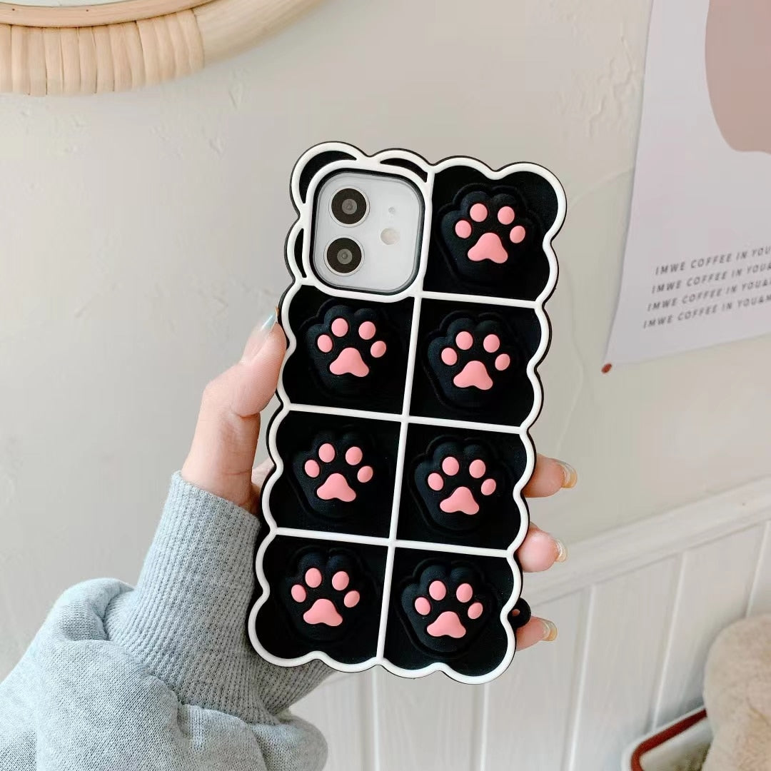 Cat Pop it iPhone Case