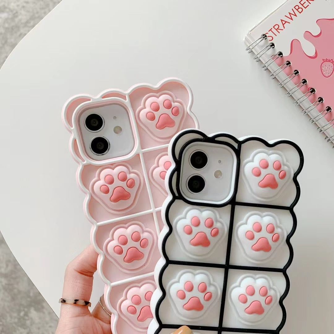 Cat Pop it iPhone Case