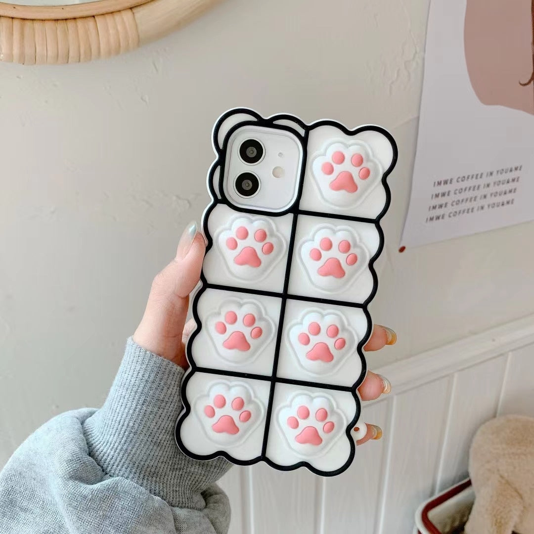 Cat Pop it iPhone Case