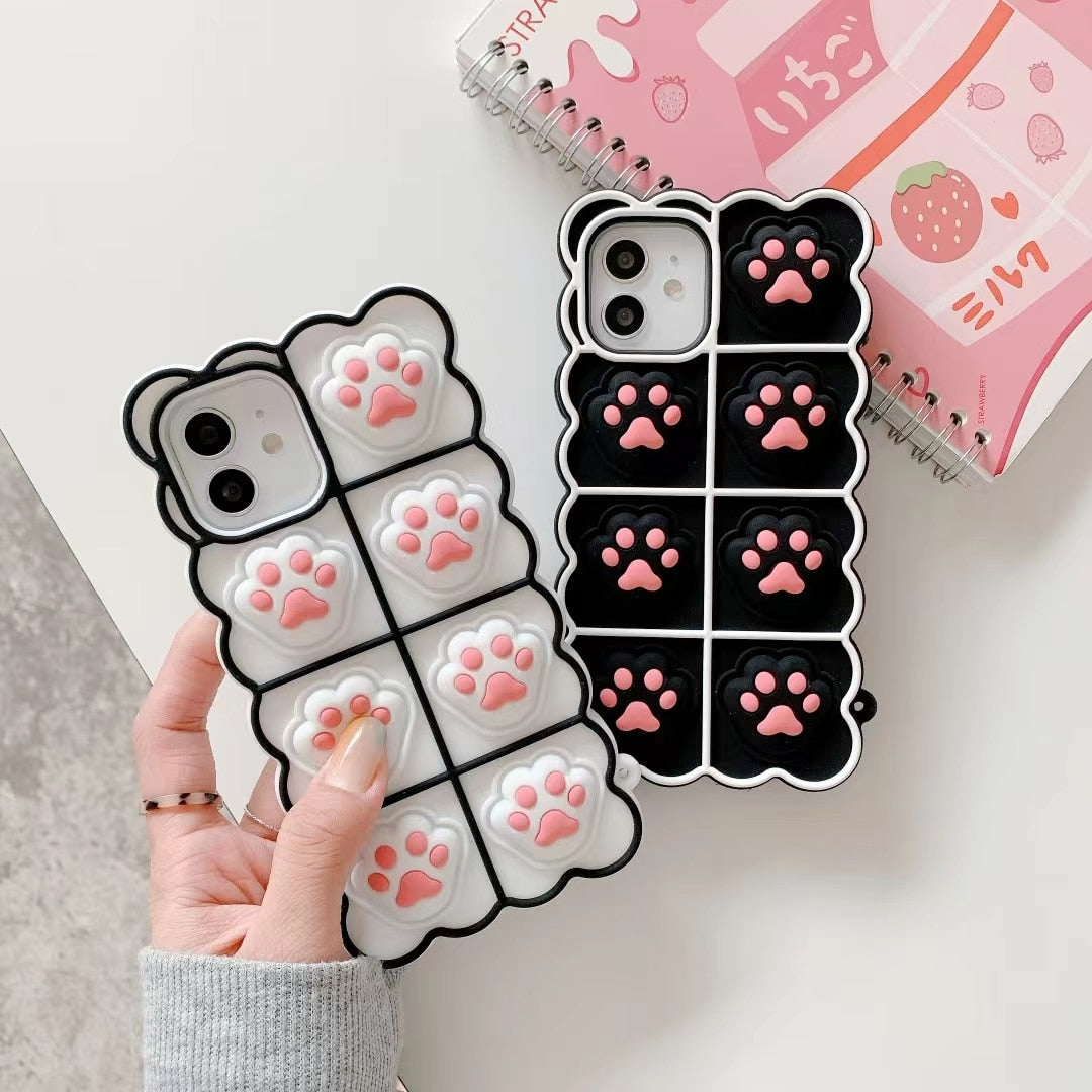 Cat Pop it iPhone Case