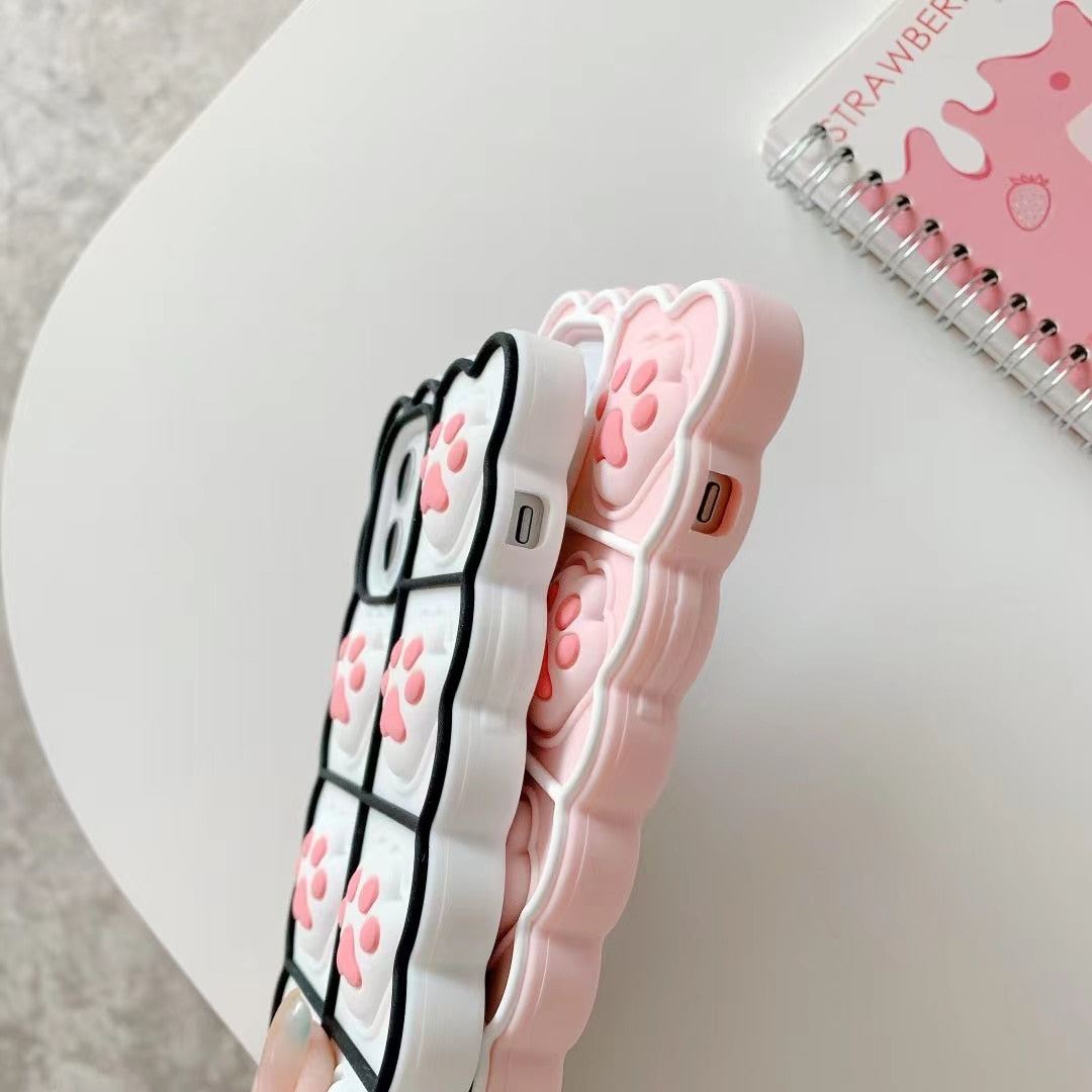 Cat Pop it iPhone Case