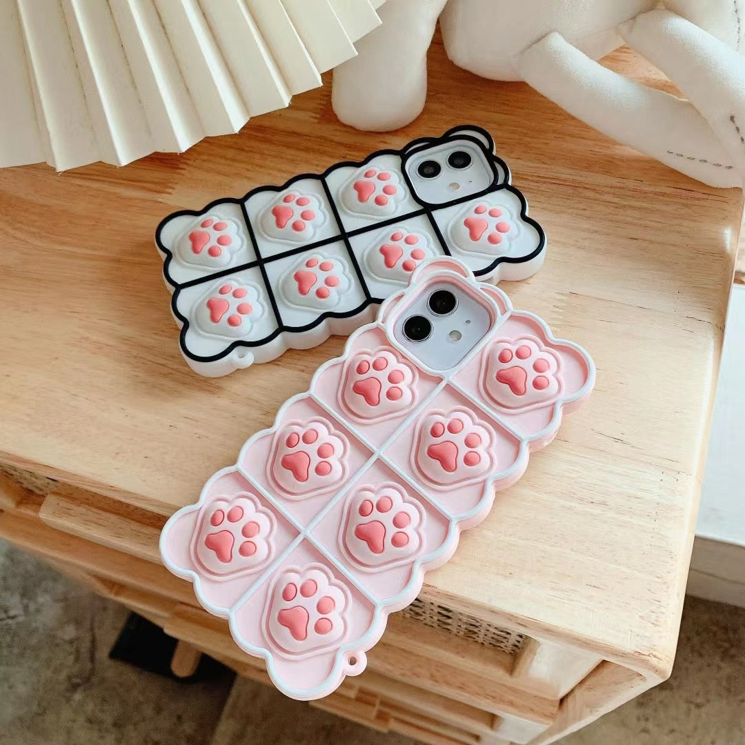 Cat Pop it iPhone Case