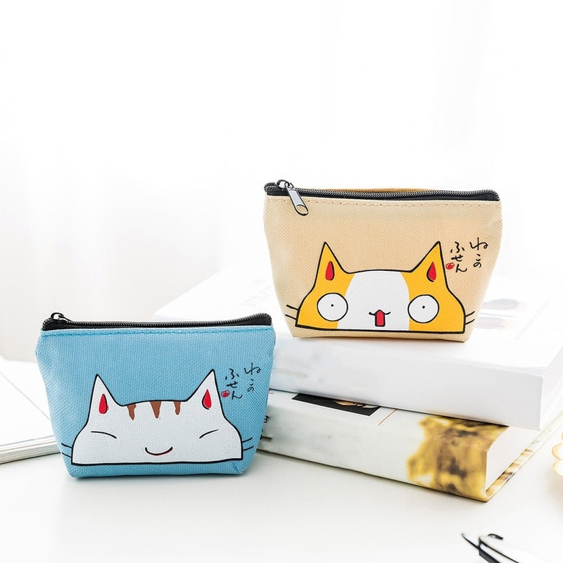 Cat Print Purse
