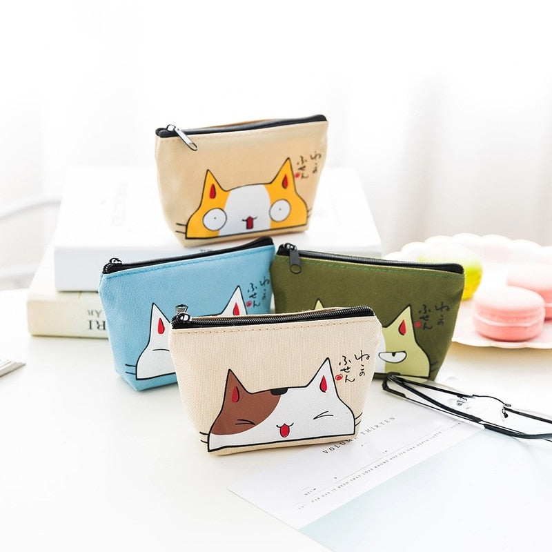 Cat Print Purse