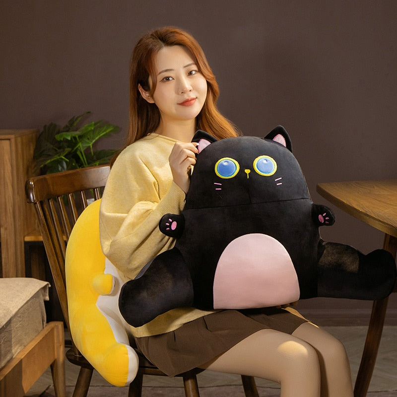 Cat Reading Pillow