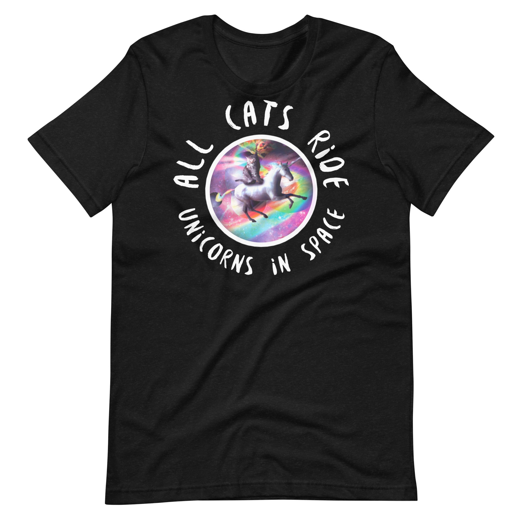 Cat Riding Unicorn shirt