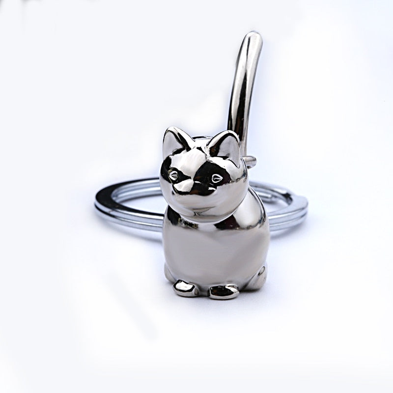 Cat Shaped Keychain