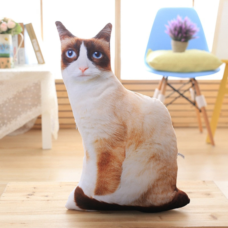 Cat Shaped Pillow