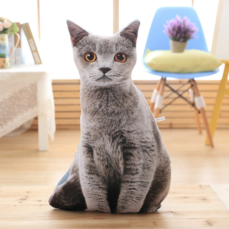 Cat Shaped Pillow
