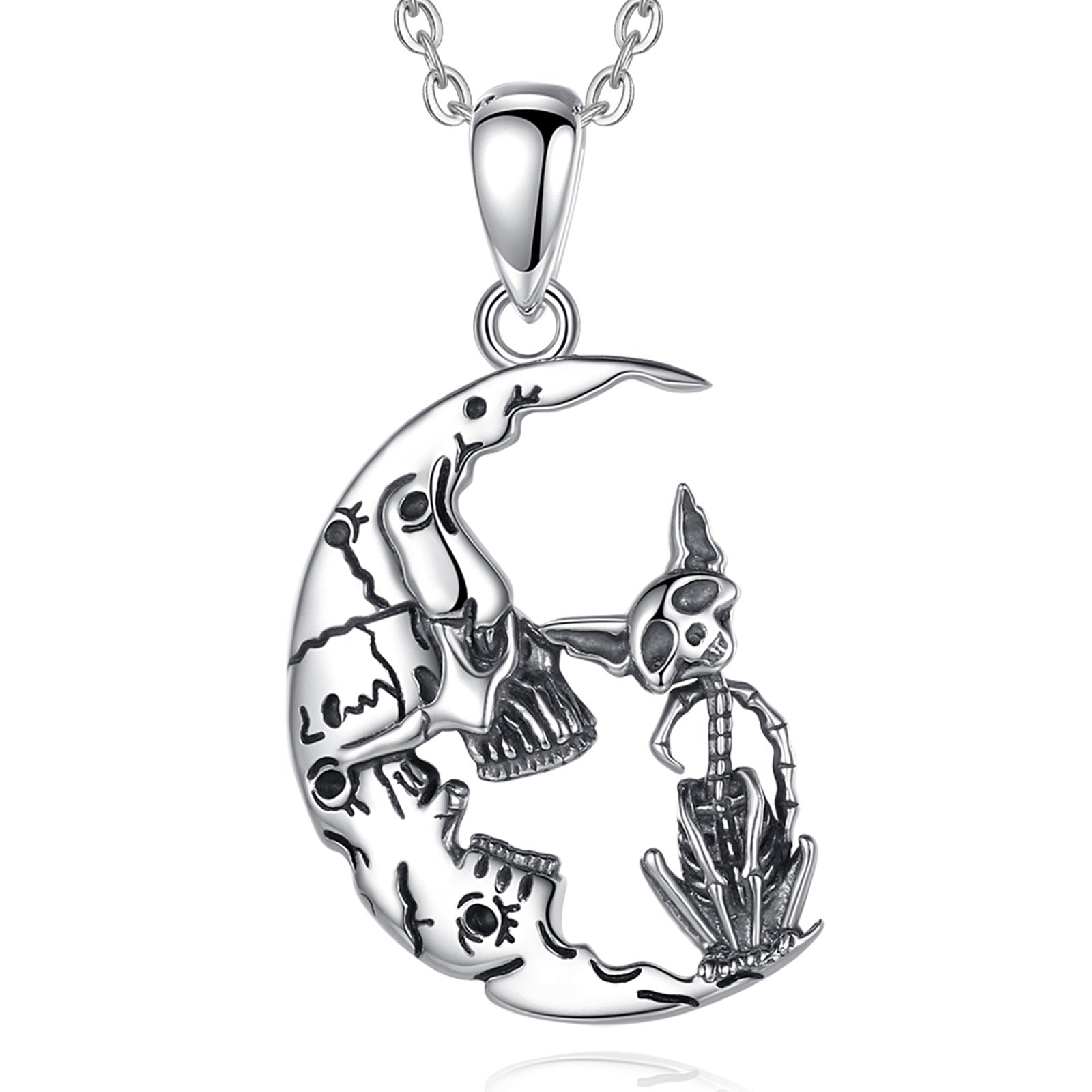 Cat Skeleton Necklace