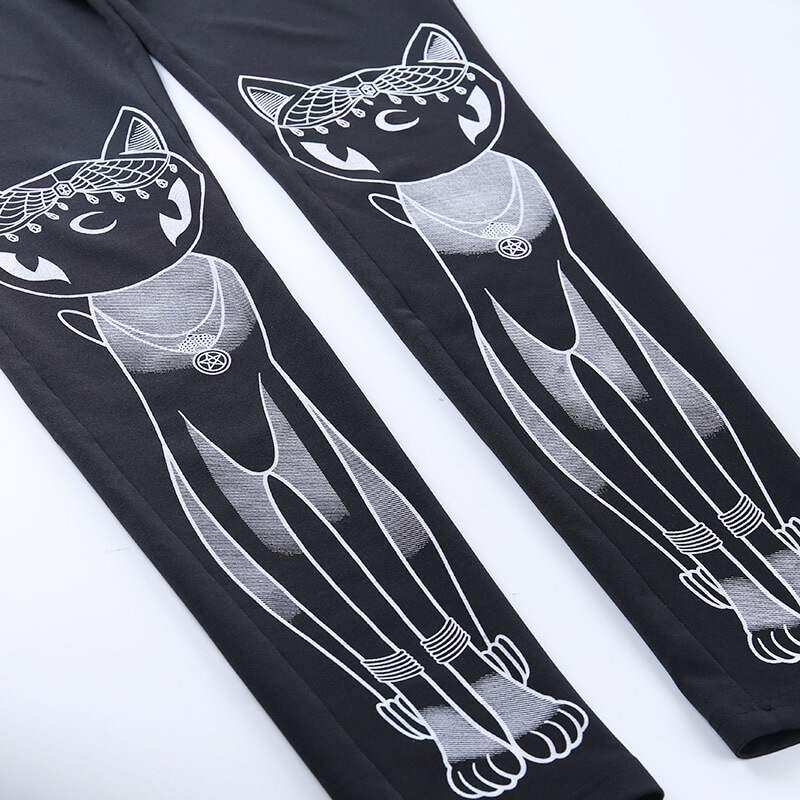 Cat Skull Leggings