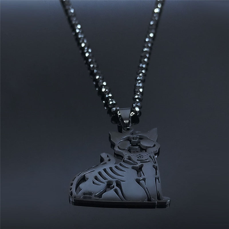 Cat Skull Necklace