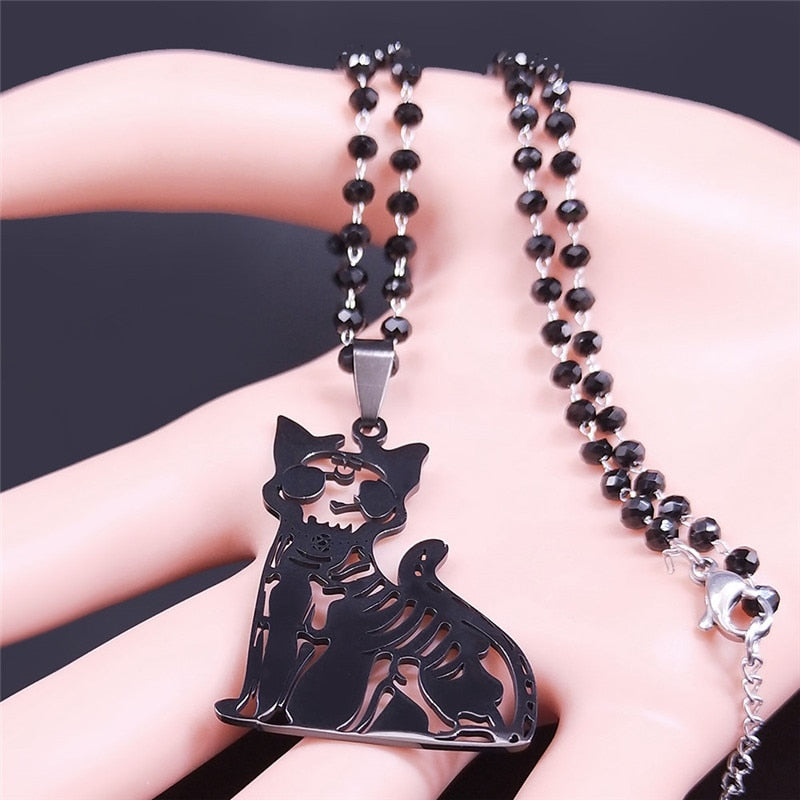 Cat Skull Necklace