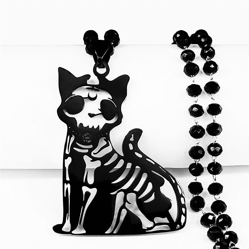 Cat Skull Necklace