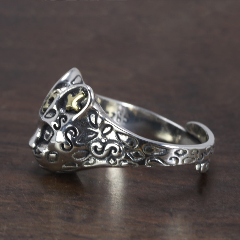 Cat Skull Ring